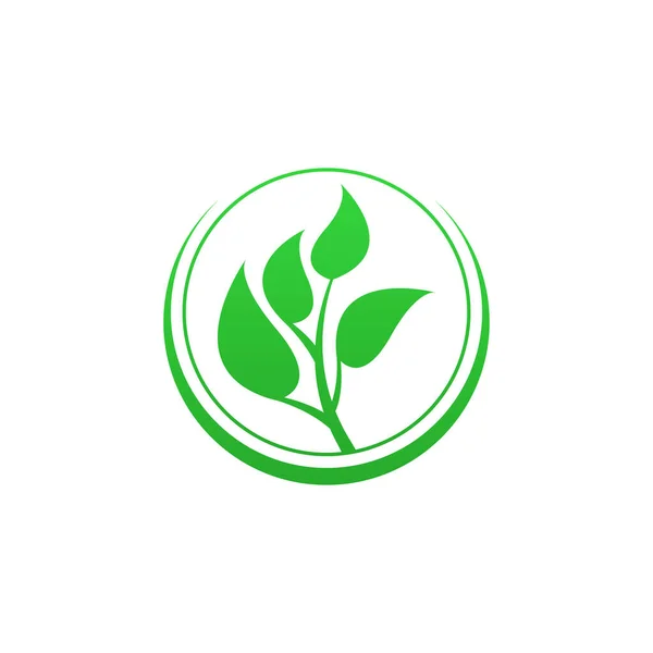 Green Tree Icon Illustration — Stock Vector