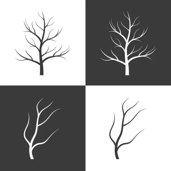 Árbol Icono Abstracto Fondo Moderno — Vector de stock