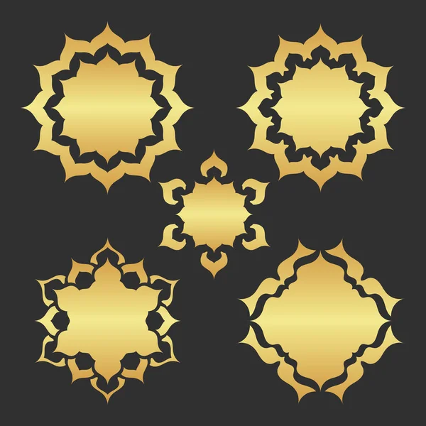 Altın koyu soyut modern arkaplan