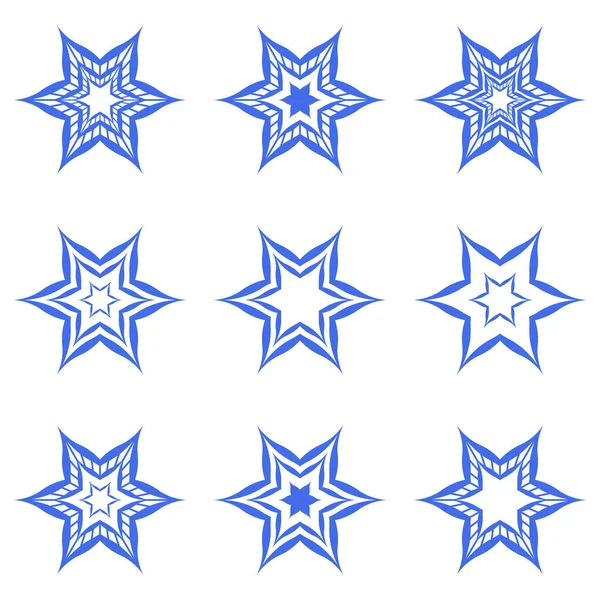 Icône Étoile Sur Fond Blanc — Image vectorielle