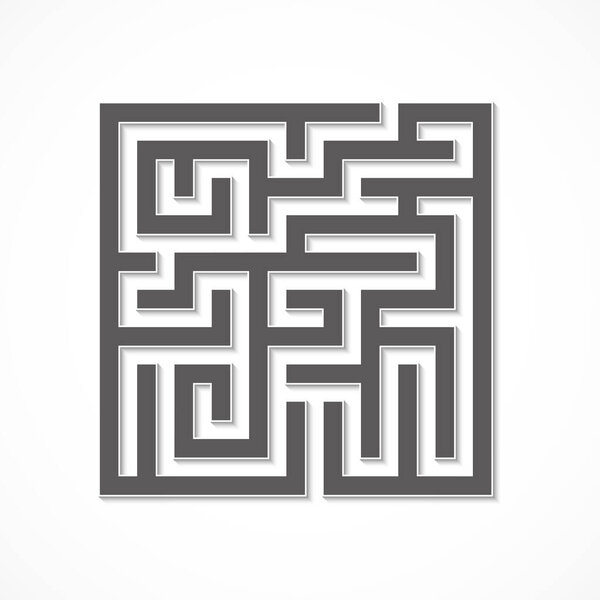 Abstract modern background with labyrinth