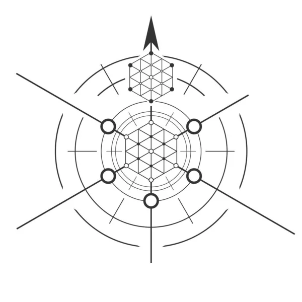 Poligonal Geométrico Abstrato Moderno Fundo —  Vetores de Stock