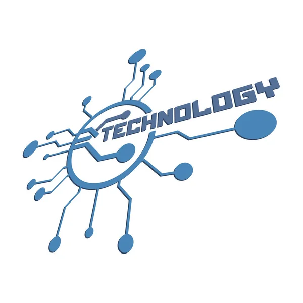 Technologia Abstrakcyjna Współczesne Tło — Wektor stockowy