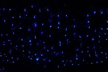 Mavi parıltılı dokuma, noel arkaplanı.