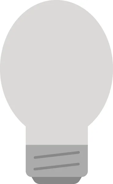 회색 빛 전구 — 스톡 벡터