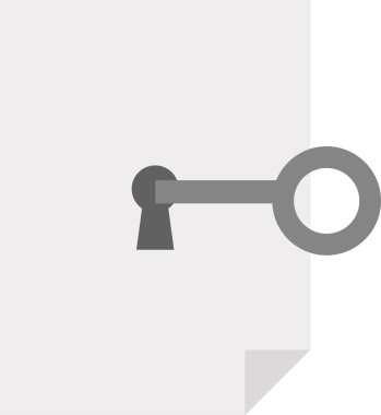 Anahtar kilidini kağıt