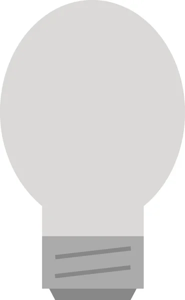 회색 빛 전구 — 스톡 벡터