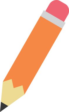 Turuncu kalem vektör
