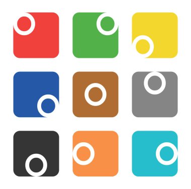 Logo öğesi, Meydanı'nda O harfi