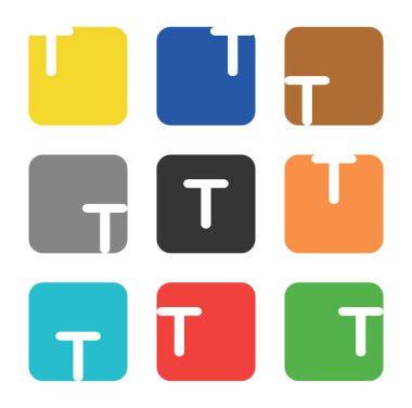 Logo öğesi, Meydanı'nda T harfi