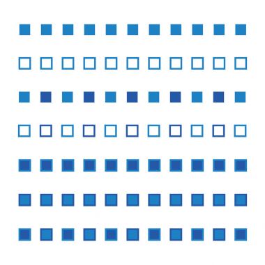 Deniz dalga kavramı. Tasarım kümesi. Kare şekli