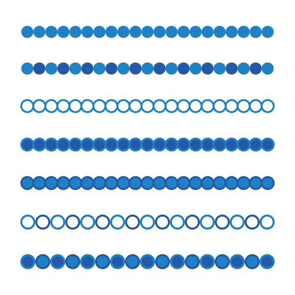 Deniz dalga kavramı. Tasarım kümesi. Yuvarlak şekil.