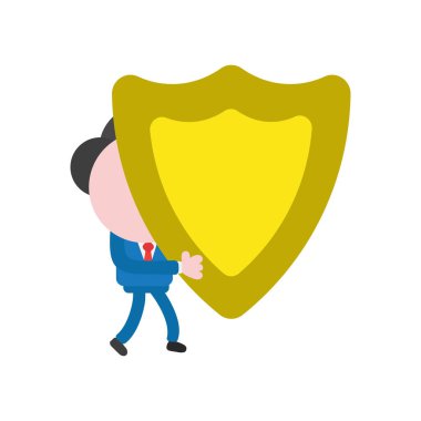 Vektör illüstrasyon kavramı meçhul işadamı karakter wa