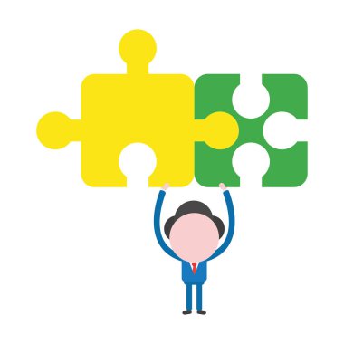 Meçhul işadamı karakter kavramı illüstrasyon vektör ho