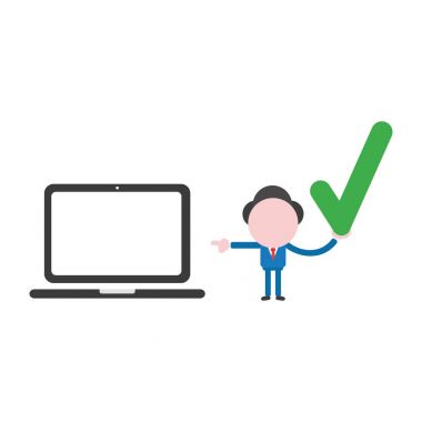 Meçhul işadamı karakter kavramı illüstrasyon vektör ho