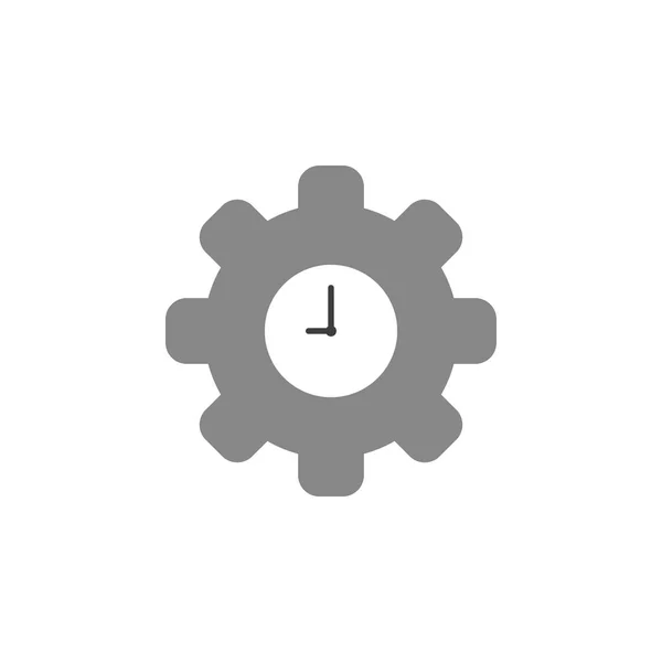 Концепция вектора плоской конструкции часов с внутренней передачей — стоковый вектор
