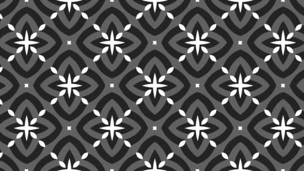 Animated Seamless Pattern Design Floating Left Side — Stock Video