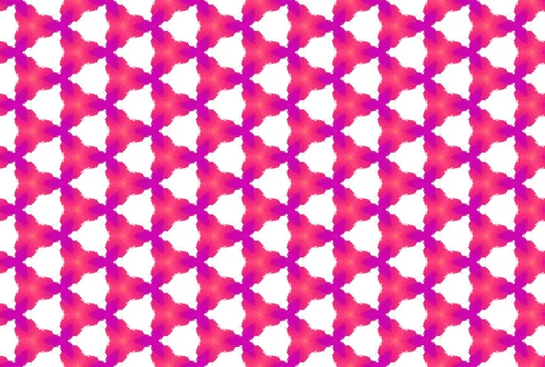 Watercolor seamless geometric pattern. In pink, purple colors on — Stock Photo, Image