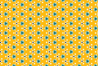 Kusursuz geometrik desen. Mavi, gri, siyah, turuncu, beyaz 