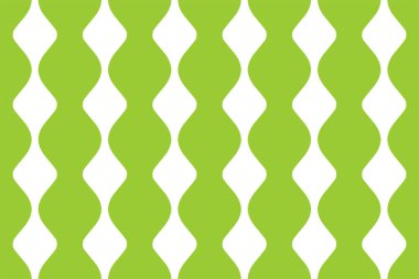 Kusursuz geometrik desen. Yeşil, beyaz renkler.