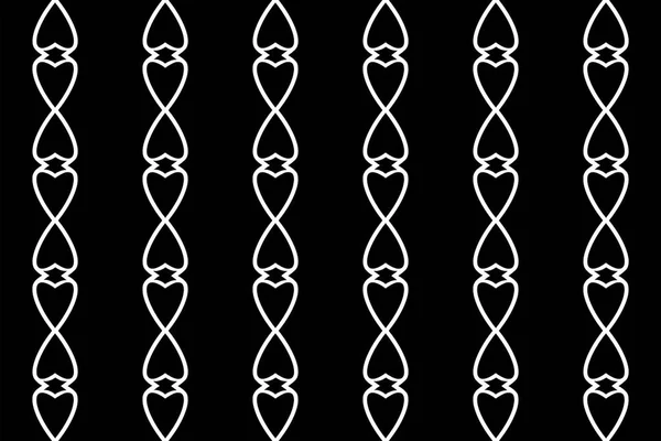 Nahtlose geometrische Muster. in schwarz, weißen Farben. — Stockfoto