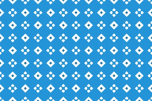 Patrón geométrico sin costuras. En azul, colores blancos . —  Fotos de Stock