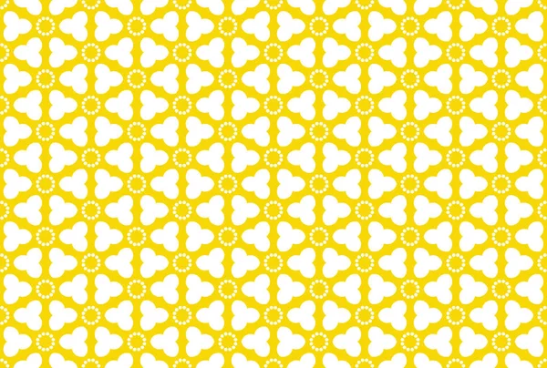 Modèle géométrique sans couture. En jaune, couleurs blanches . — Photo