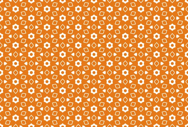 Seamless geometric pattern. In orange, white colors. — Stock Photo, Image