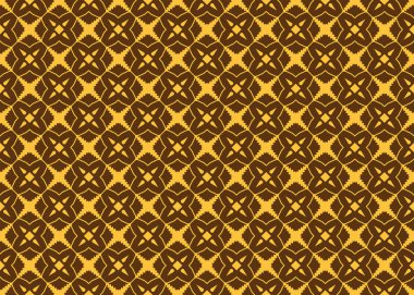 Kusursuz geometrik desen. Sarı, kahverengi renkler.