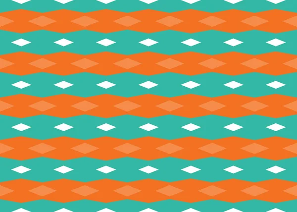 Modèle géométrique sans couture. En vert, orange, blanc . — Photo