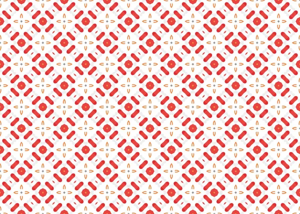 Zökkenőmentes geometriai minta. Piros, narancssárga, szürke színekben fehér — Stock Fotó