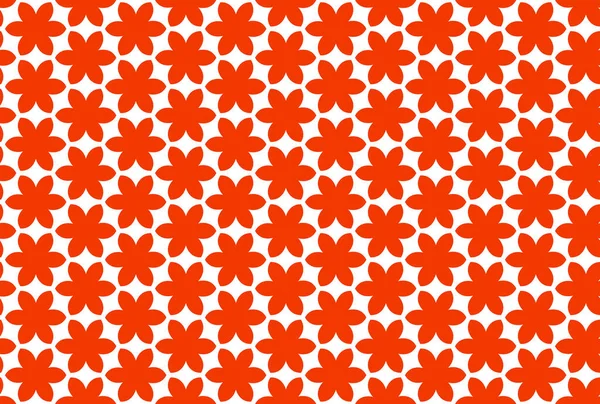 Naadloze geometrische patroon ontwerp illustratie. In rood, wit — Stockfoto