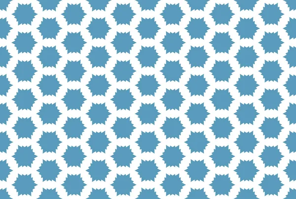 シームレスな幾何学模様のデザインイラスト。青、白c — ストック写真