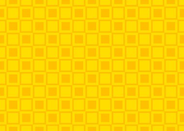 Sarı renklerde kusursuz geometrik desen tasarımı çizimi.