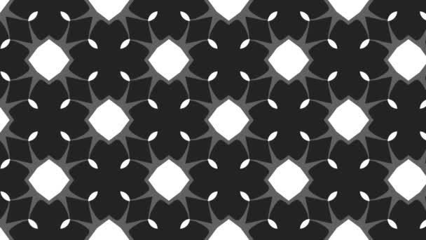 Modèle sans couture animé flottant sur le côté gauche .