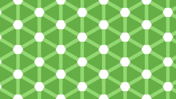 Animated Seamless Pattern Design Floating Left Side — Stock Video