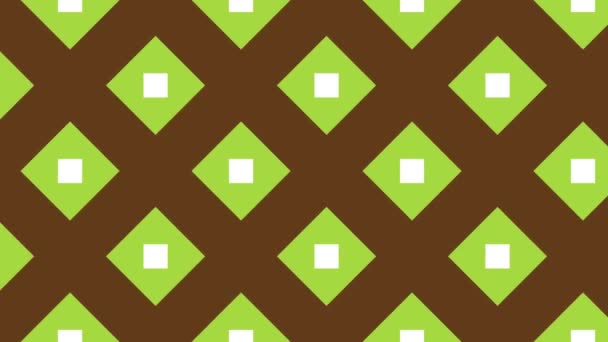 Animated Seamless Pattern Design Floating Left Side — Stock Video