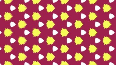 Sol tarafta yüzen hareketli, pürüzsüz desen tasarımı.