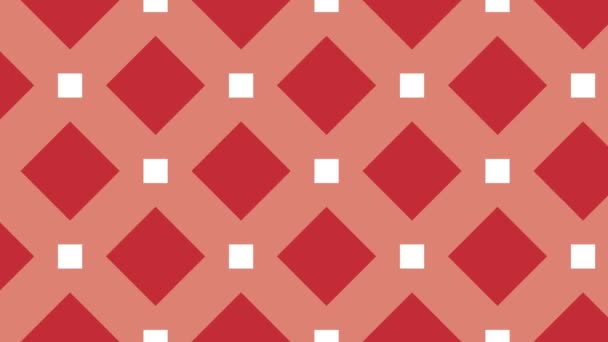 Animated Seamless Pattern Design Floating Left Side — Stock Video