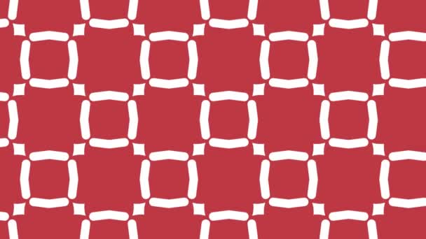 Animated Seamless Pattern Design Floating Left Side — Stock Video