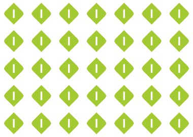 Seamless geometric pattern design illustration. In green, white 
