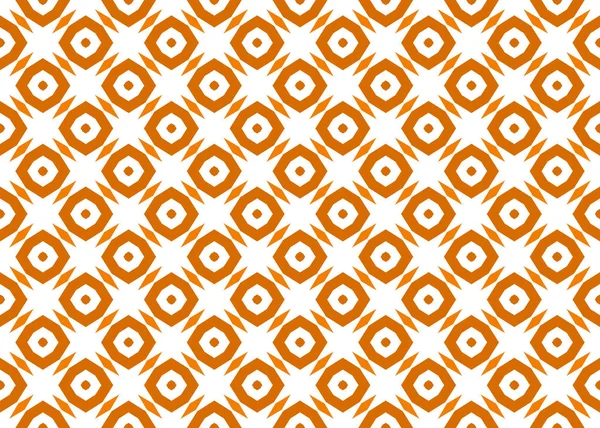 Ilustração de design de padrão geométrico sem costura. Em laranja, castanho — Fotografia de Stock
