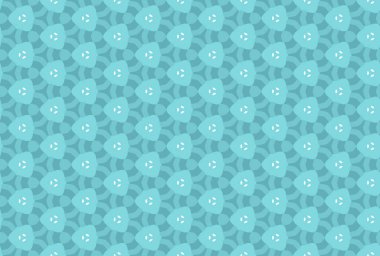 Seamless geometric pattern design illustration. In blue and white colors.