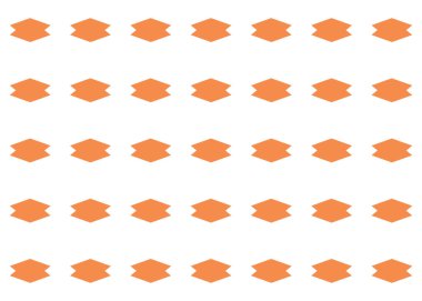 Kusursuz geometrik desenli tasarım çizimi. Kahverengi, beyaz 