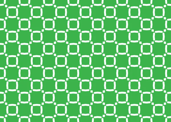 Nahtlose Darstellung geometrischer Muster. in grün, weiß — Stockfoto