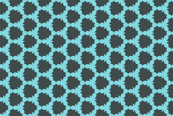 Ilustração de design de padrão geométrico sem costura. Em azul, preto c — Fotografia de Stock