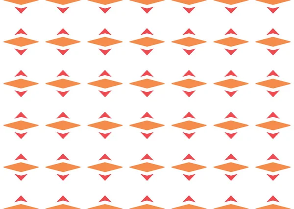 Ilustração de design de padrão geométrico sem costura. Em vermelho, laranja c — Fotografia de Stock