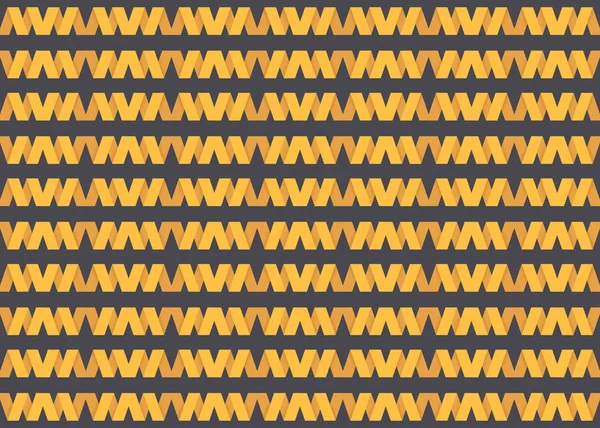 Naadloze geometrische patroon ontwerp illustratie. In het geel, zwart — Stockfoto