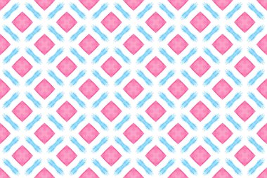 Suluboya, geometrik desensiz tasarım çizimi. Arka plan