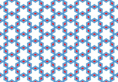 Kusursuz geometrik desenli tasarım çizimi. Arkaplan metni